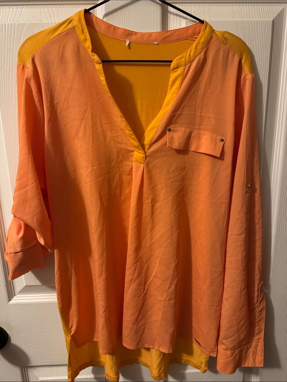 Calvin Klein Orange Tunic Top